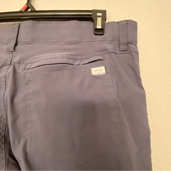 Orvis gray Trek pants nylon stretch Pants uniform work hike gorpcore 36x30 - Picture 7 of 11